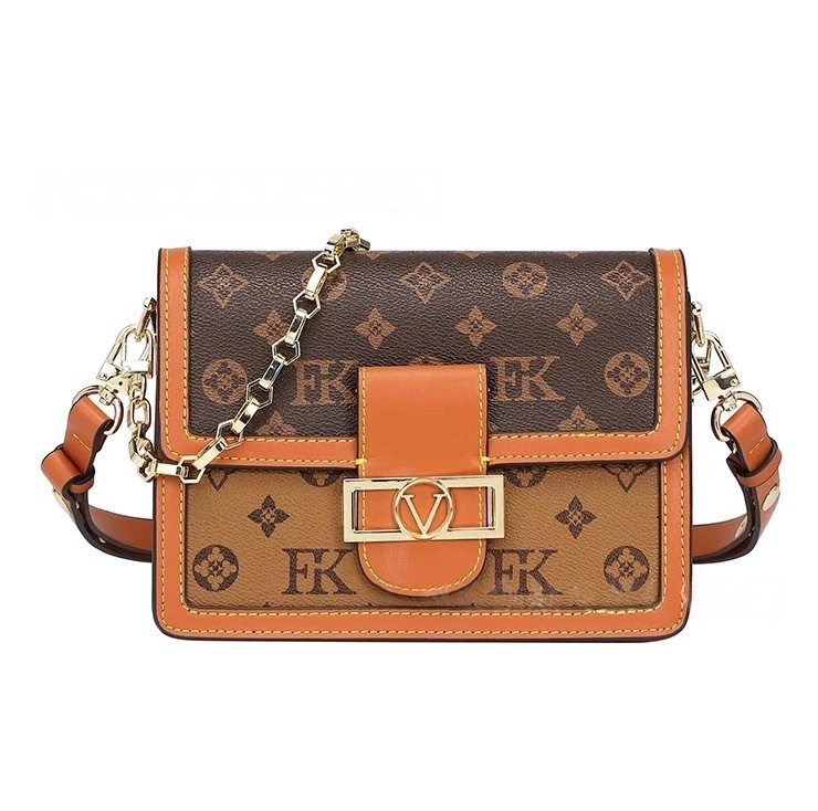 LV Luxury Element  Exquisite Mini Handbag in Premium First-Layer Leather,  LV006