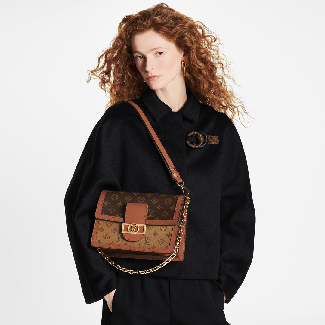 LV Luxury Element  Exquisite Mini Handbag in Premium First-Layer Leather,  LV006