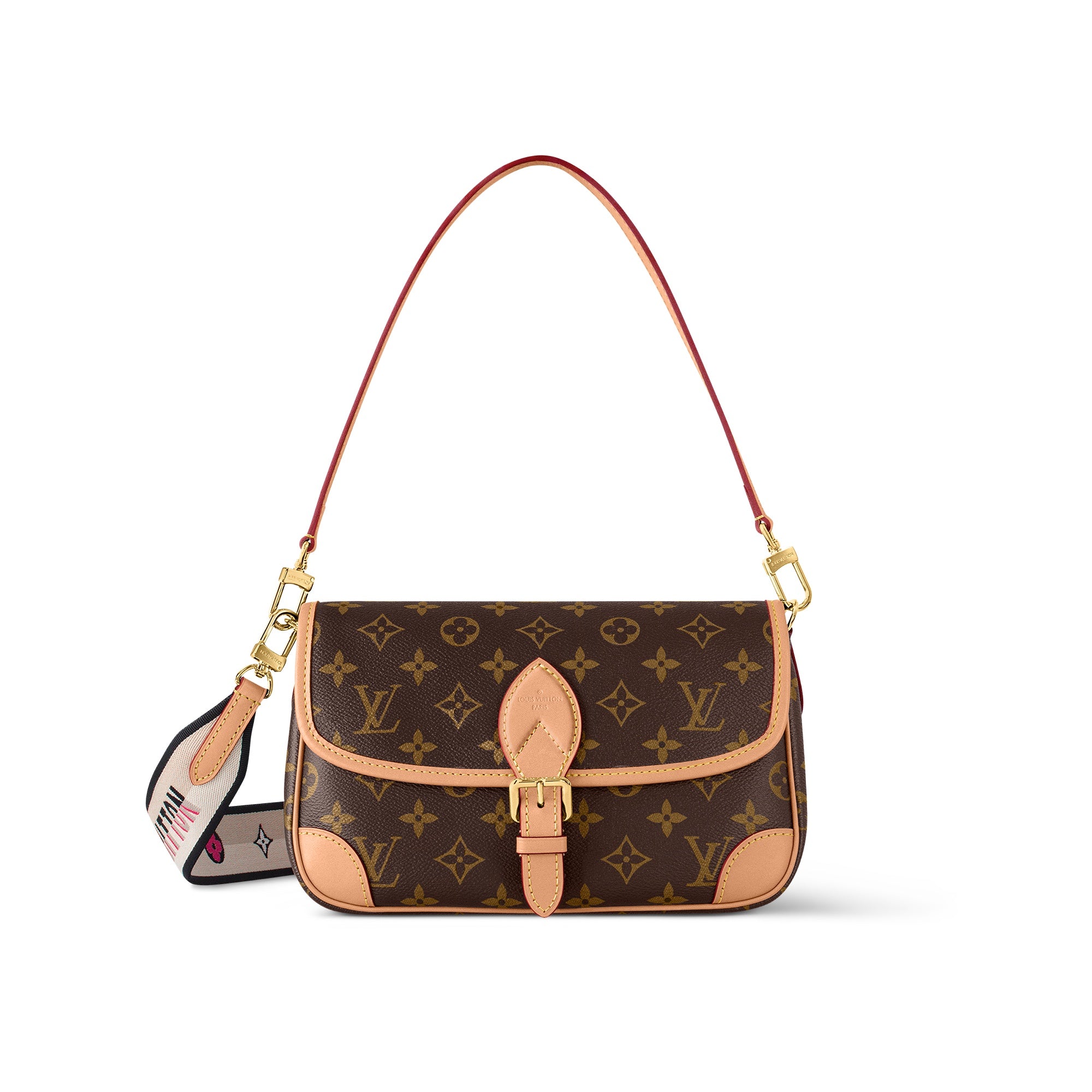 LV Luxury Element Diane Monogram Bag: Vintage Charm Meets Modern Utility LV016