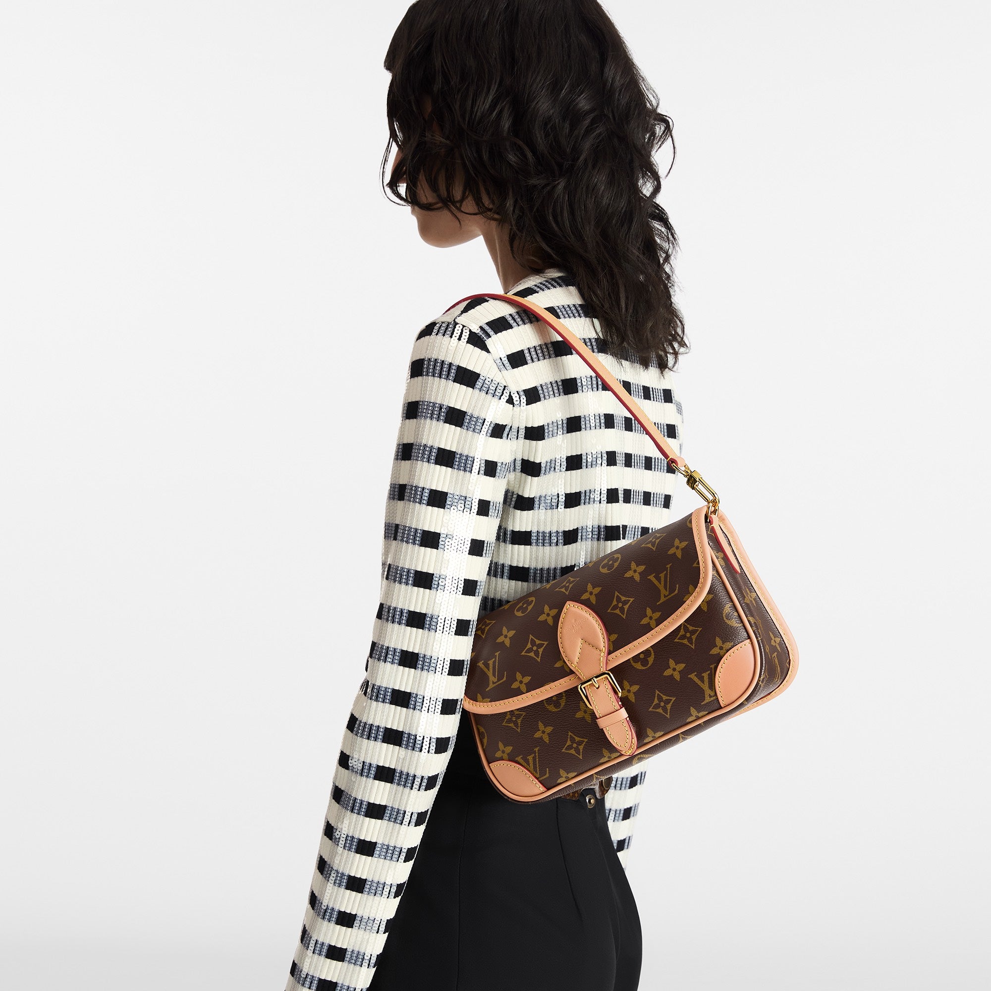 LV Luxury Element Diane Monogram Bag: Vintage Charm Meets Modern Utility LV016