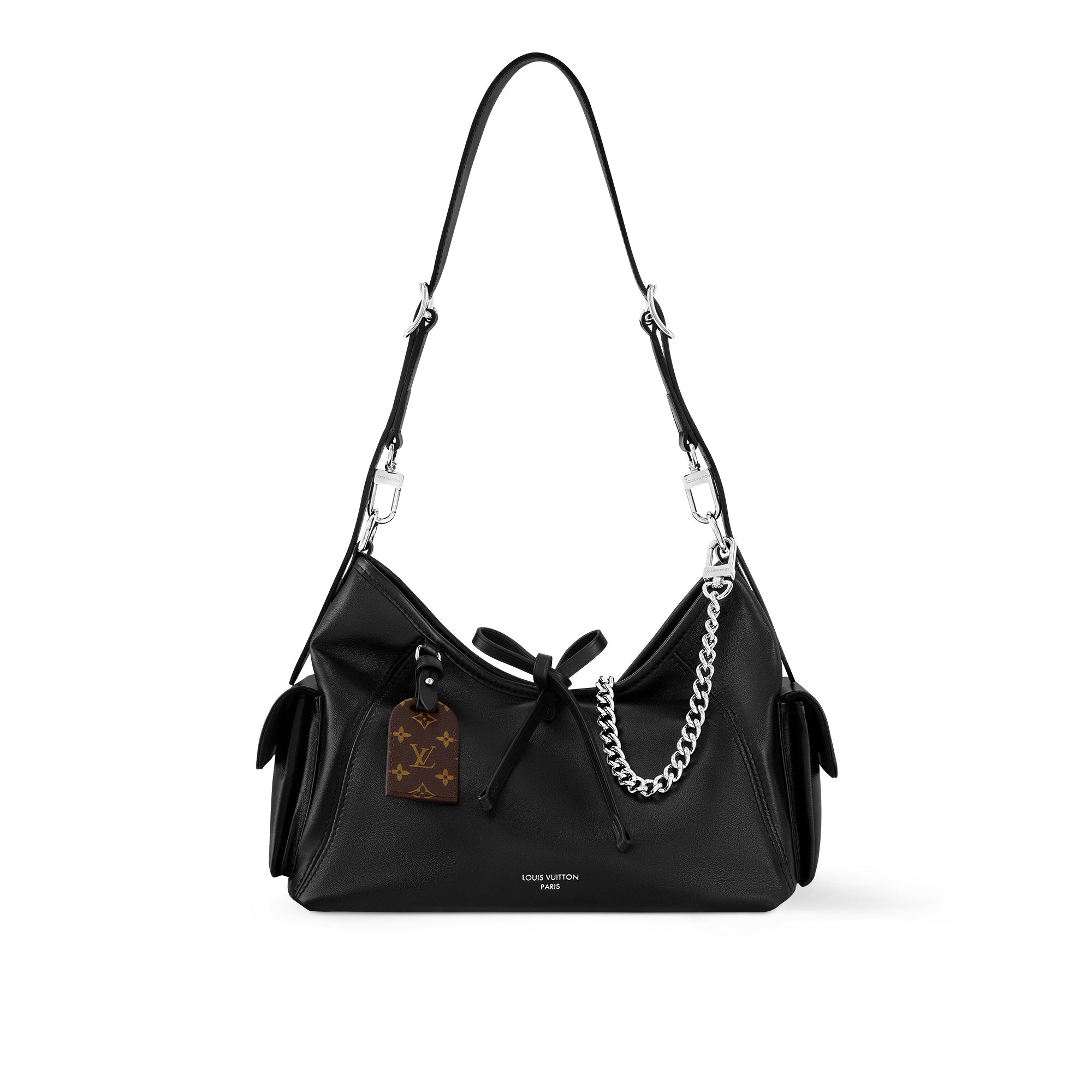 LV Luxury Element CarryAll Cargo Small Bag in Soft Lambskin: Your Compact Daily Companion LV018