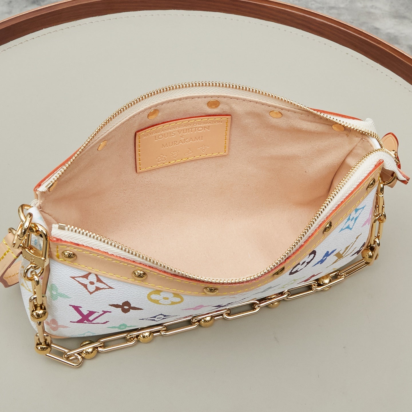 LV Luxury Element  Pochette Accessoires handbags Vibrant Monogram Pochette with Detachable Straps LV022
