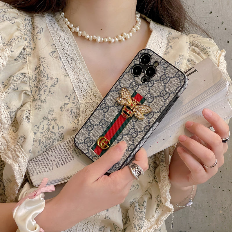GG iPhone Case With Holder Gray -HDK240330-GTOCASE