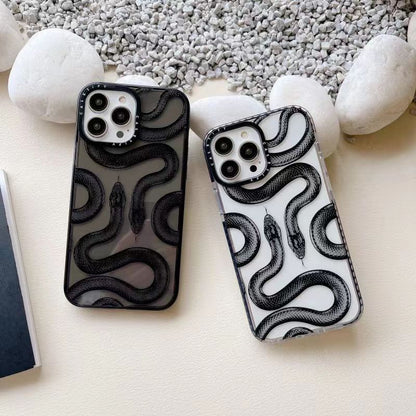 Double snake iPhone case
