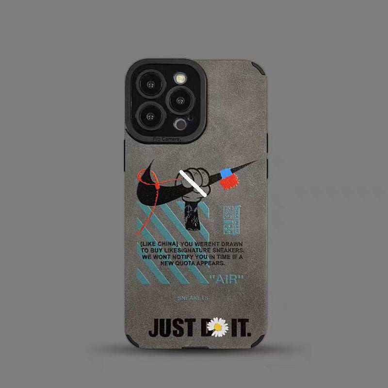 ¡¾Sport¡¿ Stylish Suede Leather iPhone case
