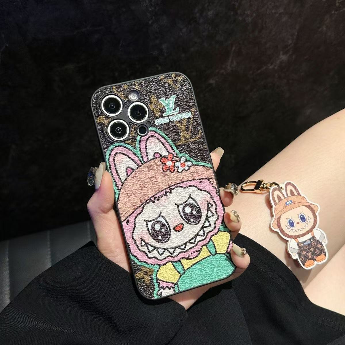 Labubu Big Face LV iPhoneCase