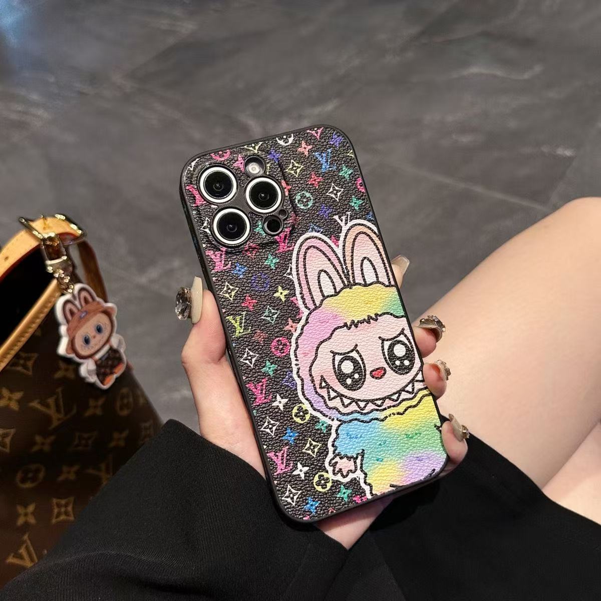 Labubu Big Face LV iPhoneCase