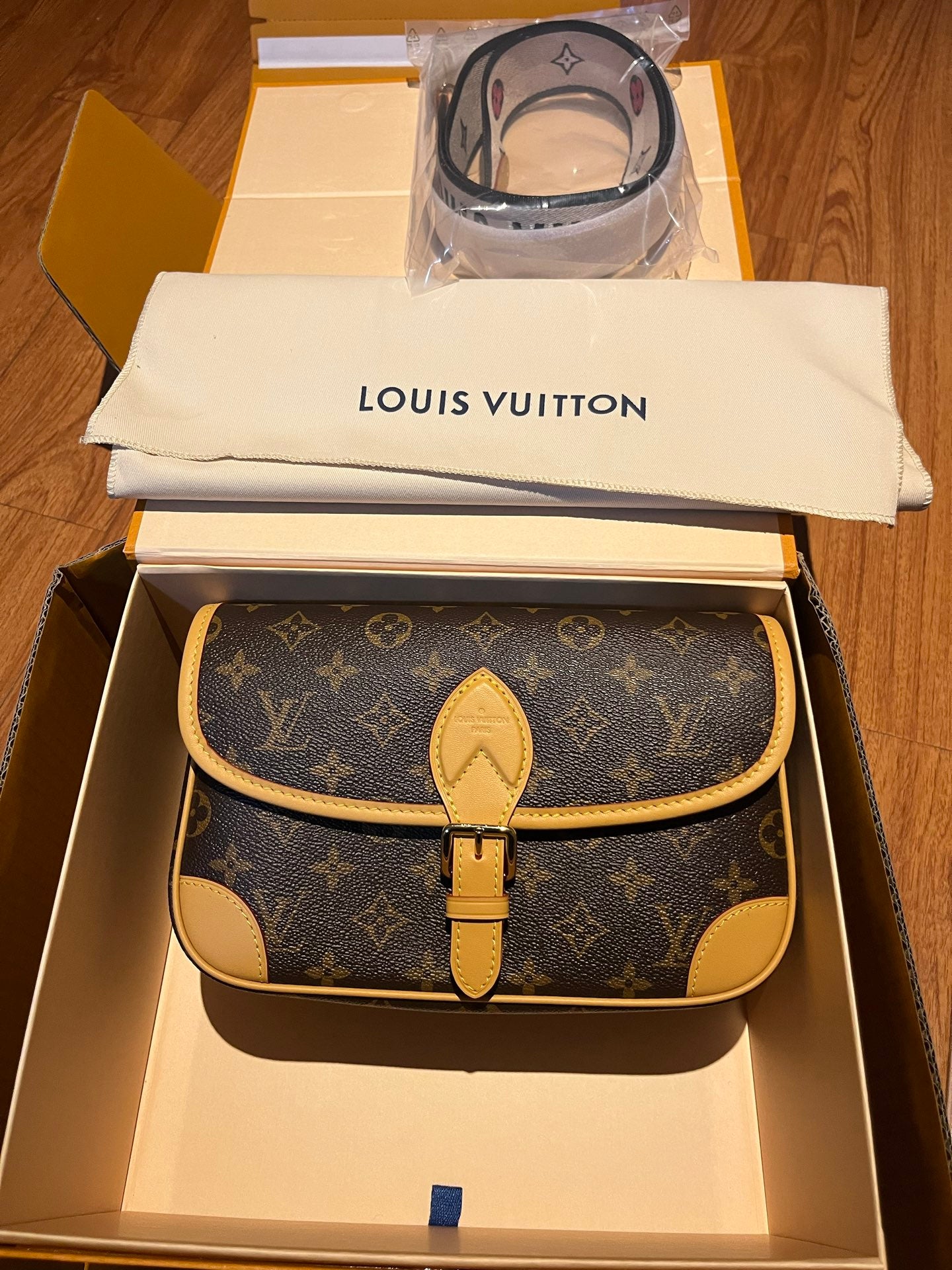 LV Luxury Element Diane Monogram Bag: Vintage Charm Meets Modern Utility LV016
