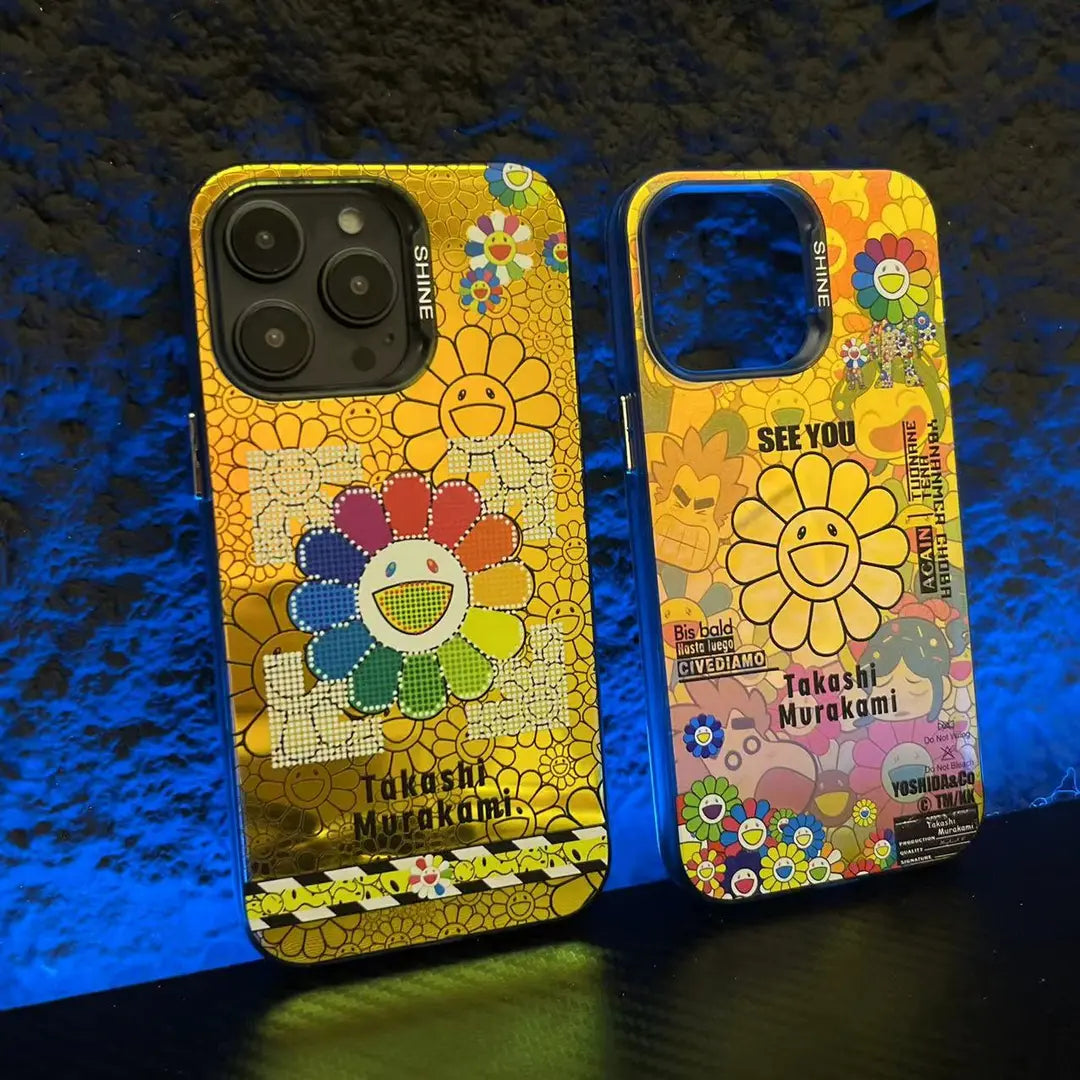 🌸Sunflower iPhone Case（Laser Gold）