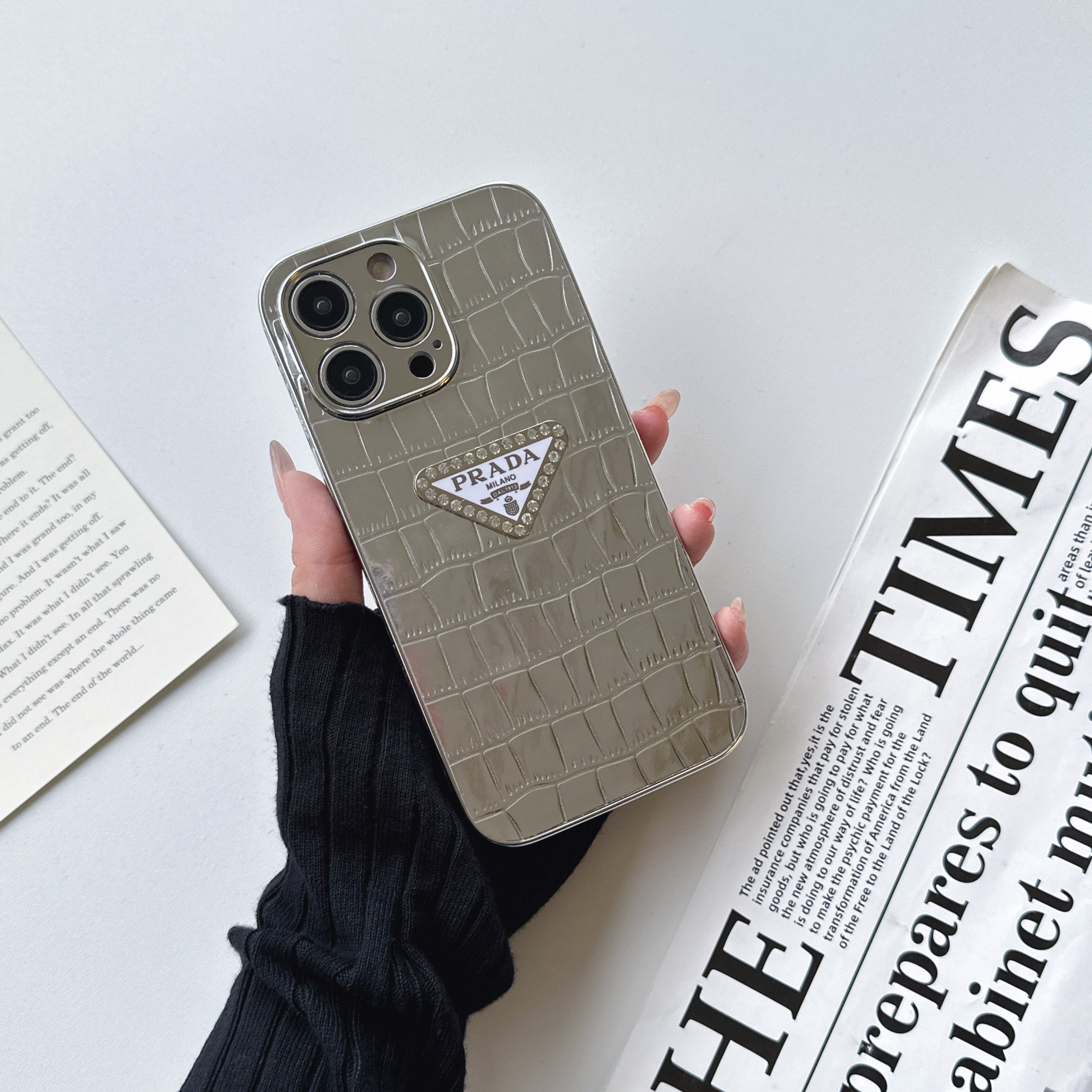 PR iPhone Case Silver-SPW240403-GTOCASE