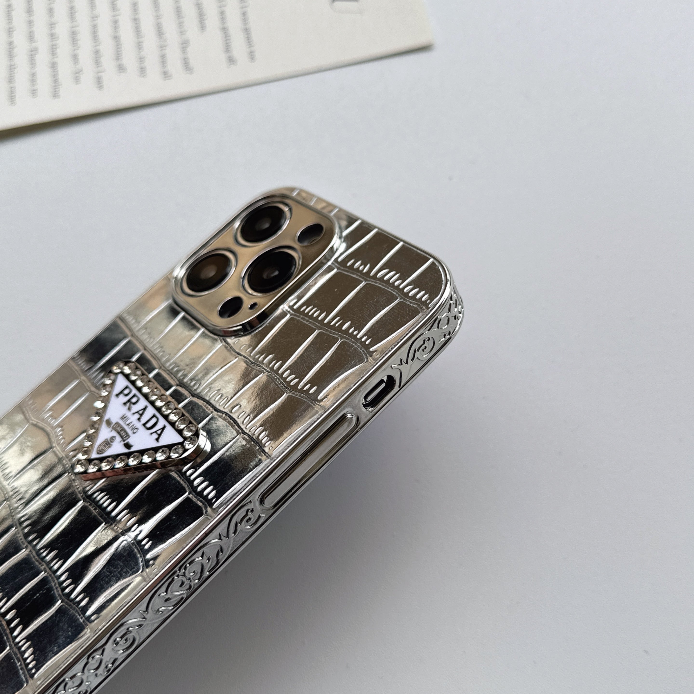 PR iPhone Case Silver-SPW240403-GTOCASE