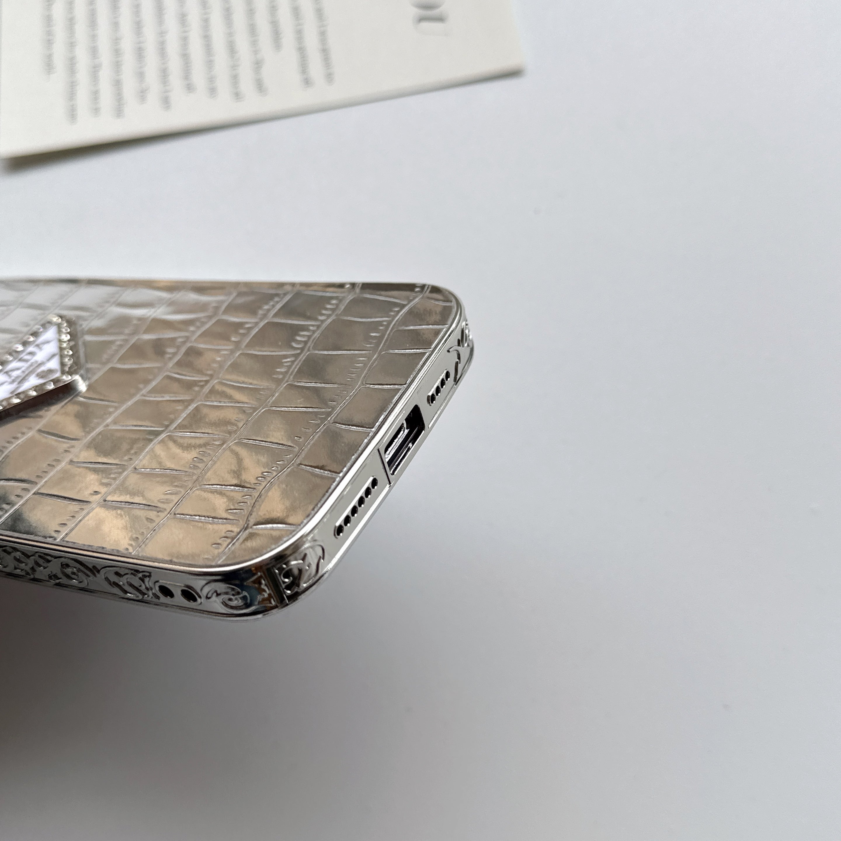 PR iPhone Case Silver-SPW240403-GTOCASE