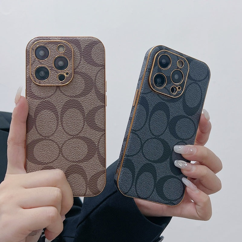 CH  iPhone Case Leather Light Brow -QBK240513-GTOCASE