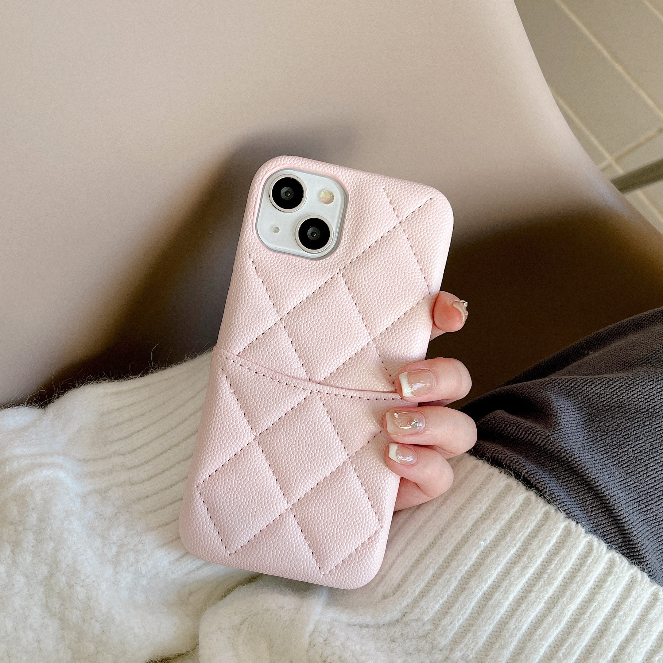 CC Phone Case With Card Holder For iPhone- AMJ240706-GTOCASE
