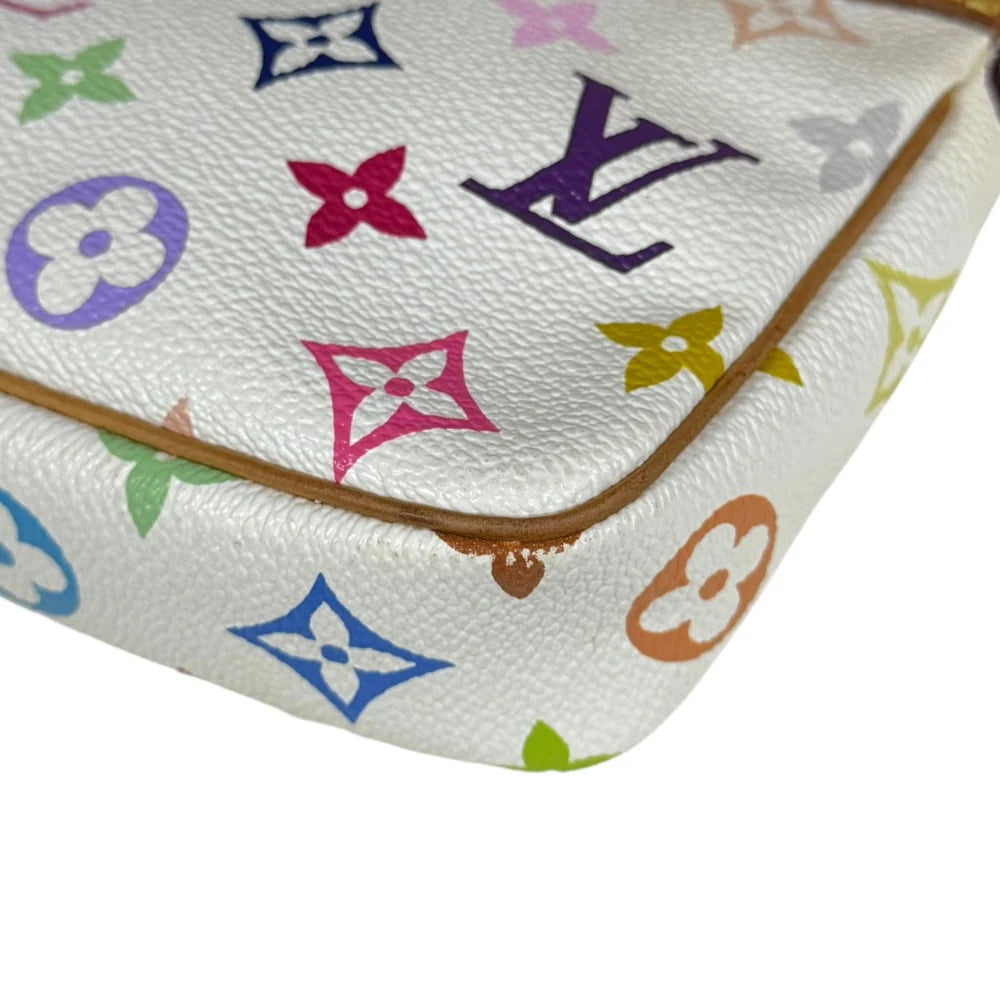 LV Luxury Element  Pochette Accessoires handbags Vibrant Monogram Pochette with Detachable Straps LV022