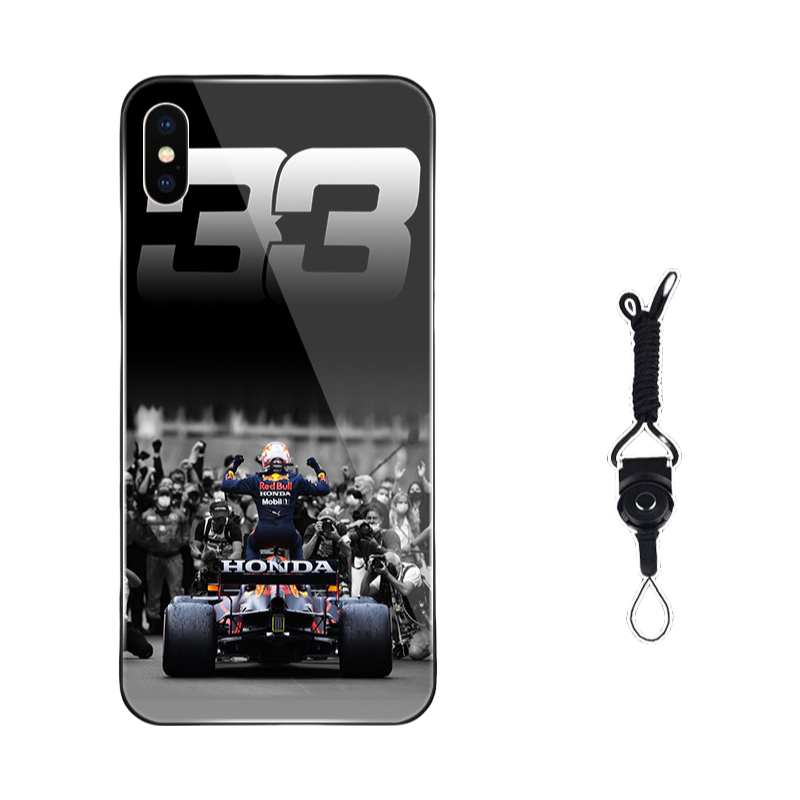 Red Bull  iPhone 15 Pro Max Case - Style II(A/B/C/D¡ê?Premium Liquid Silicone/Matte/Frosted Glass Phone Cover with Lanyard