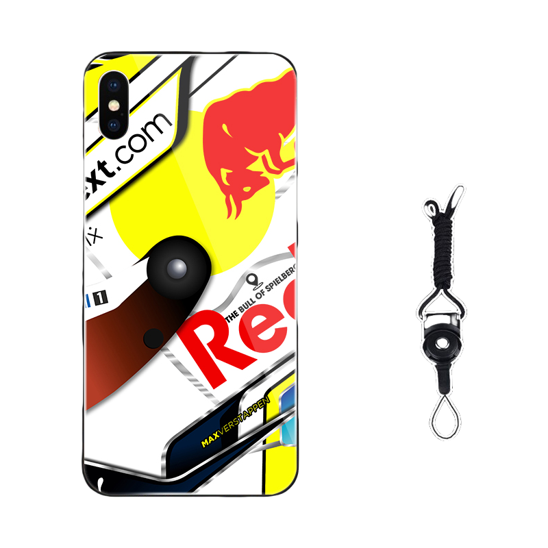 Red Bull  iPhone 15 Pro Max Case - Style VI(A/B/C/D¡ê? Liquid Silicone/Matte/Frosted Cover with Lanyard