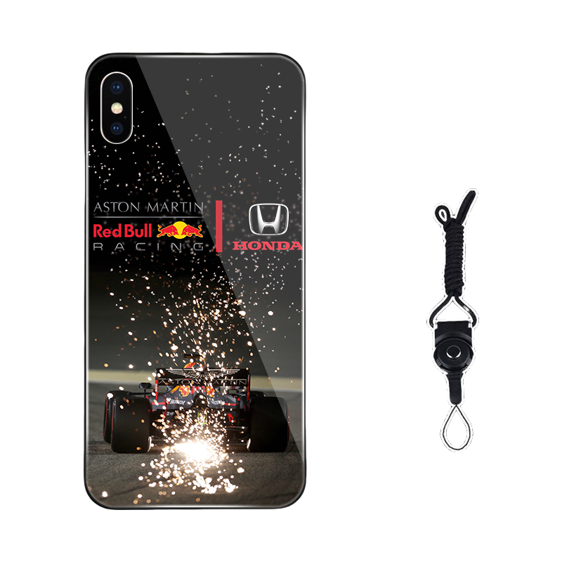 Red Bull  iPhone 16 Pro Max Case - Style VII(A/B/C/D¡ê? Premium Liquid Silicone/Matte/Frosted Cover with Lanyard