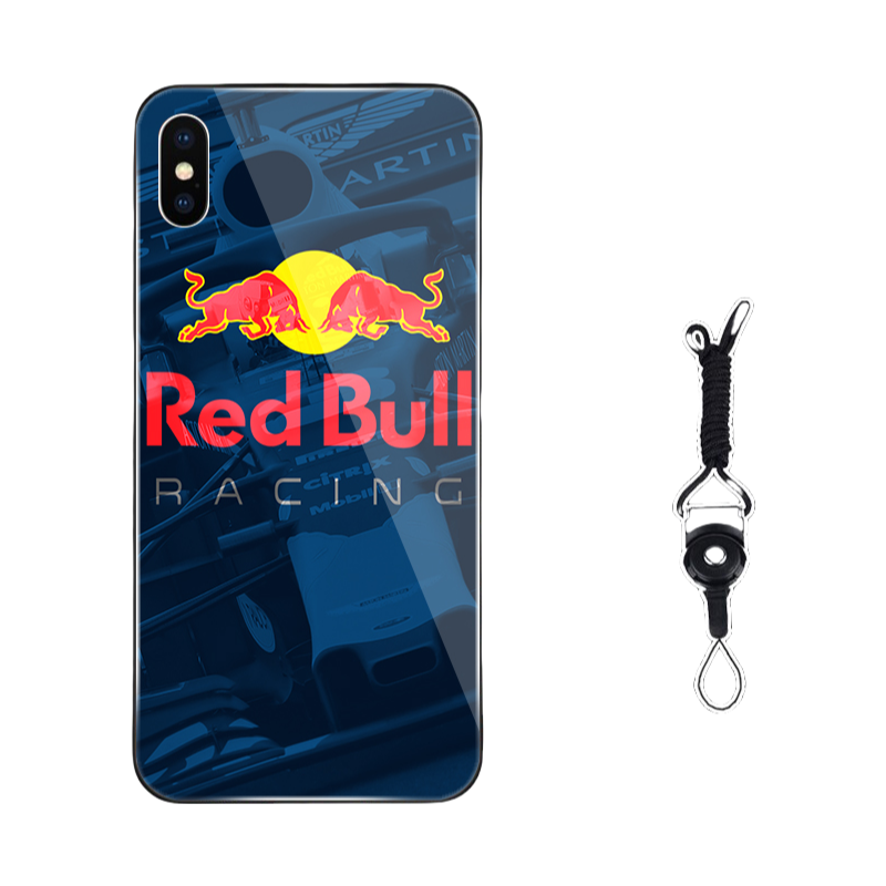 Red Bull  iPhone 16 Pro Max Case - Style VII(A/B/C/D¡ê? Premium Liquid Silicone/Matte/Frosted Cover with Lanyard