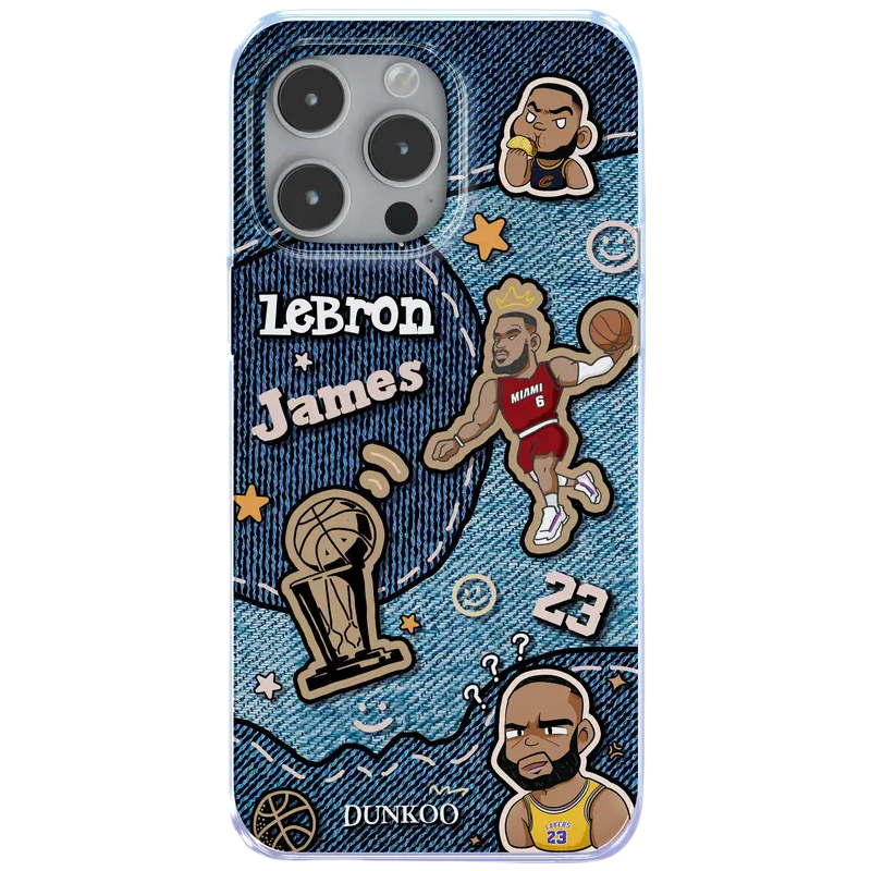 B2 Men's Basketball Art Shockproof Phone Case for iPhone 16 Pro Max/15 Pro Max - Vibrant hand-painted design with military-grade drop protection, perfect fit for all ports.