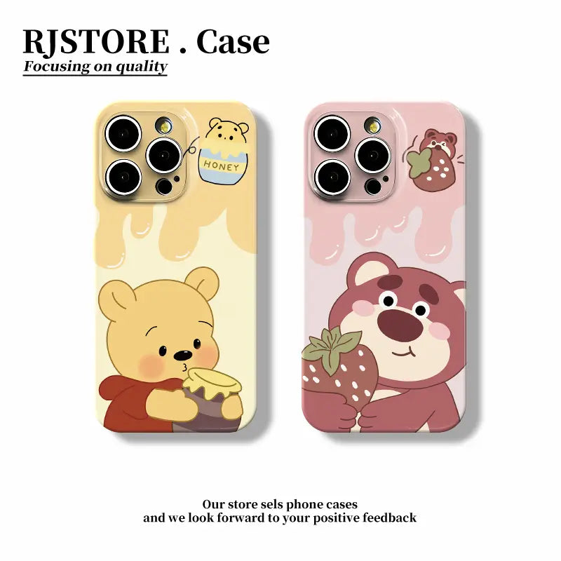 Winnie the Pooh and Strawberry Bear