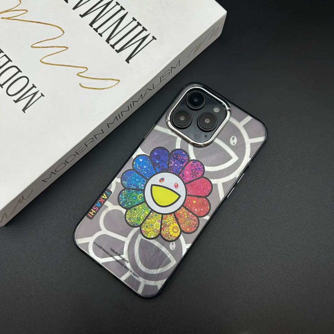 🌸Sunflower iPhone Case（Feather pattern）