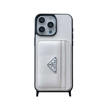 PR Case With Card Holder For iPhone White-XFK241537-GTOCASE