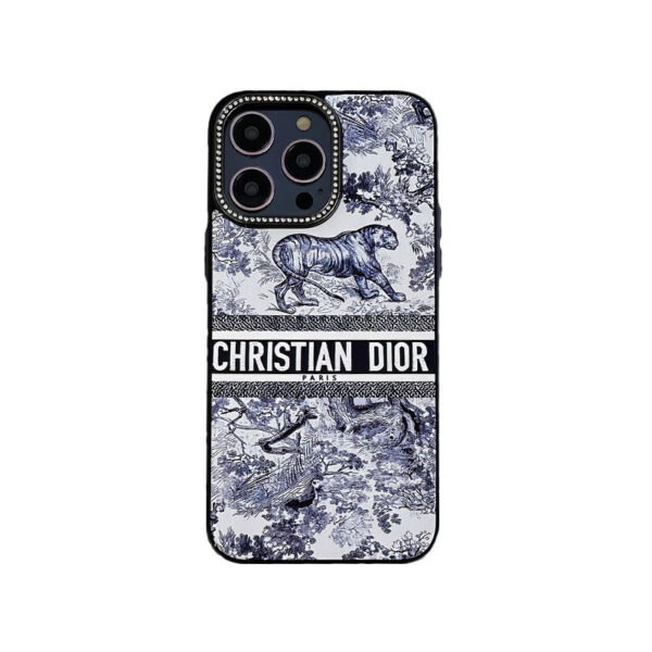 Leather CD iPhone Case-LH231227-GTOCASE