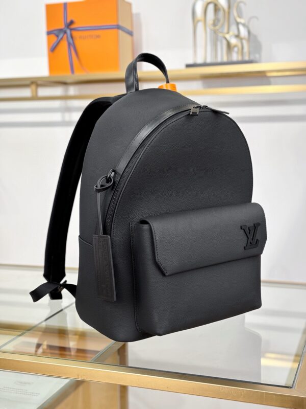 High-end black design luxury TAKEOFF backpack