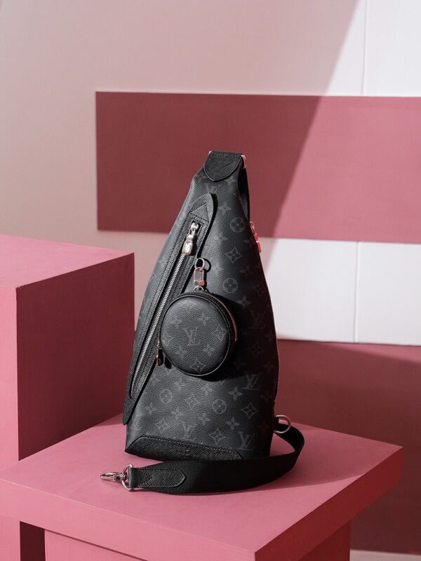 Black Monogram Duo Shoulder Bag
