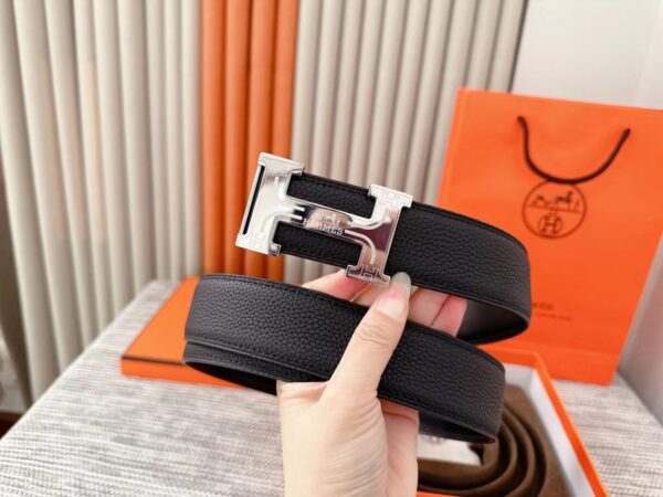 Hermès Inspired Reversible Belt | Dual-Tone Design