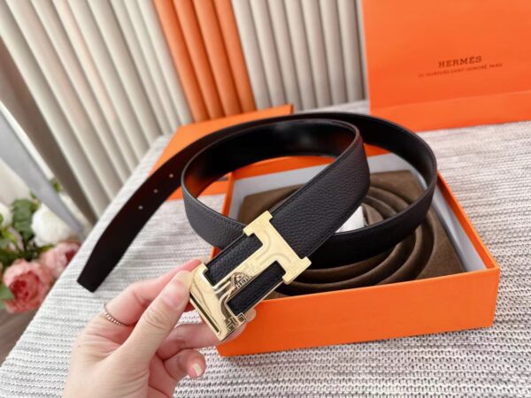 Hermès Inspired Reversible Belt | Dual-Tone Design