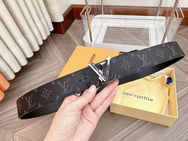 Louis Vuitton Inspired Leather Belt