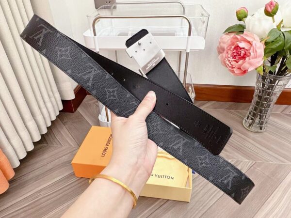 Louis Vuitton Inspired Leather Belt
