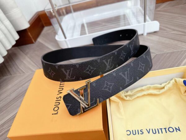 Louis Vuitton Inspired Leather Belt