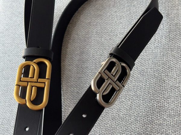 Balenciaga Inspired Leather Belt