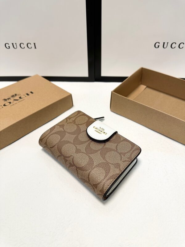Coach Inspired Leather Wallet
