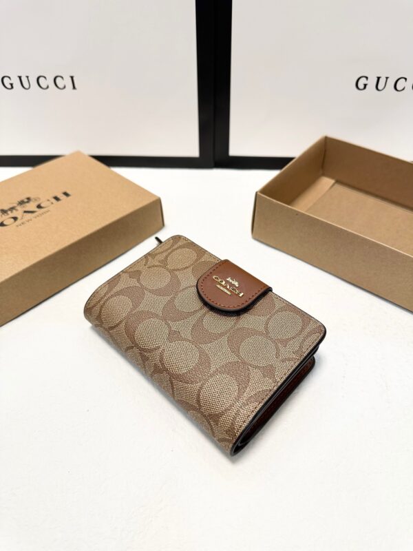 Coach Inspired Leather Wallet