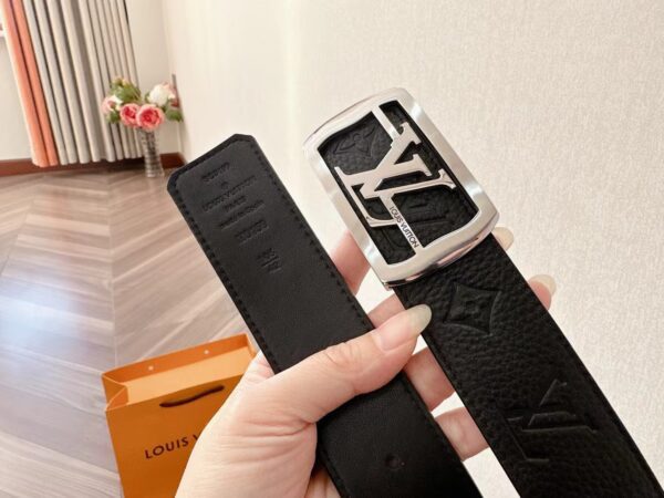 Louis Vuitton Inspired Leather Belt