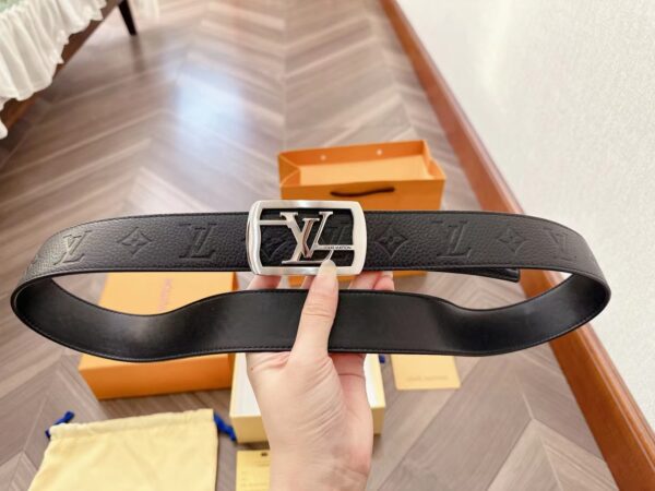 Louis Vuitton Inspired Leather Belt