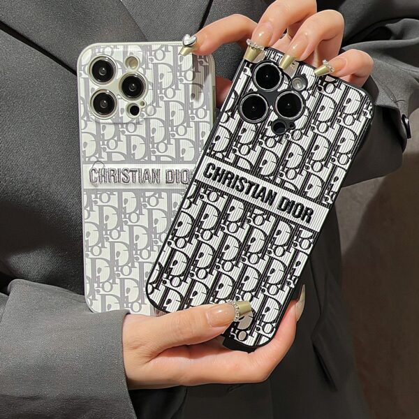 Dior iPhone Case-Second hand Leather Phone case