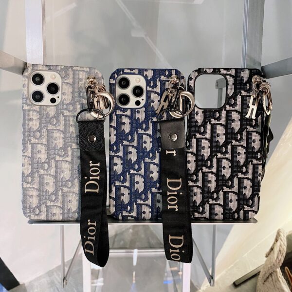 CD iPhone Case With Strap Gray-GS240315-GTOCASE