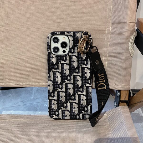 CD iPhone Case With Strap Black-GS240315-GTOCASE