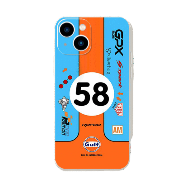 iPhone 16 Pro Max Case - Ultra Thin & Lightweight Style F/G/H/I/J  McLaren Gulf Racing Phone Cover for Sports Fans¡ꡧ?¡ä???