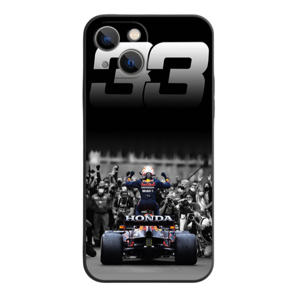 Red Bull  iPhone 16 Pro Max Case - Liquid Silicone, Full Camera Protection, Stylish Black Trim  E/F/G/H
