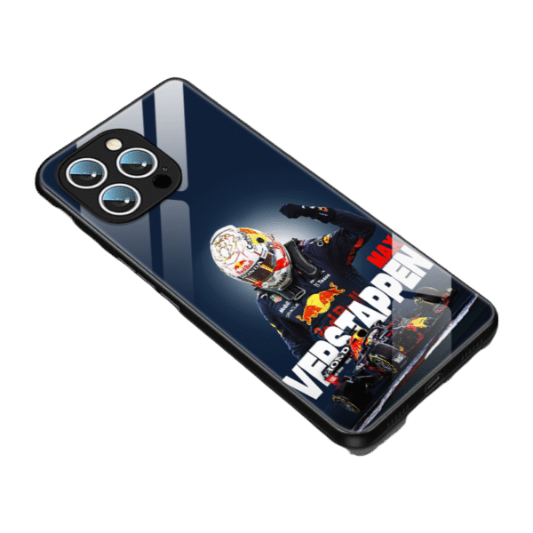 iPhone 16 Pro Max Case - MAX Verstappen 2025 Racing Design, Style F/G/H/I Tempered Glass Cover for  Fans, Stylish & Durable Phone Case