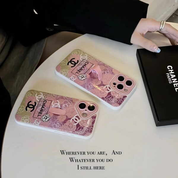 Pink chanel phone case