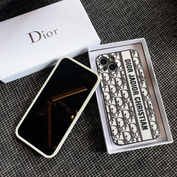 Dior iPhone Case-Original Dior Leather Phone case