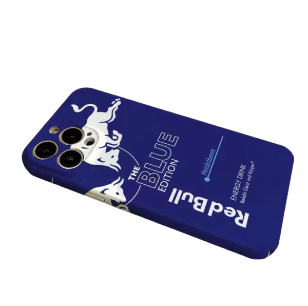 Eye-catching energy drink design iPhone 15/14/13 case, military-grade protection with impact-absorbing dual layers