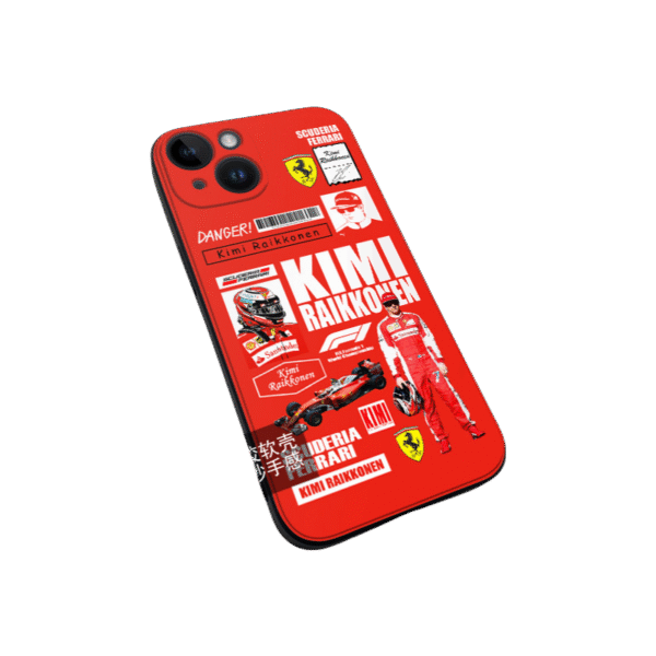 S01 Racing Red Silicone Shockproof Case for iPhone 16 Pro Max - Ultra-thin sand texture with 360° drop protection & precise cutouts